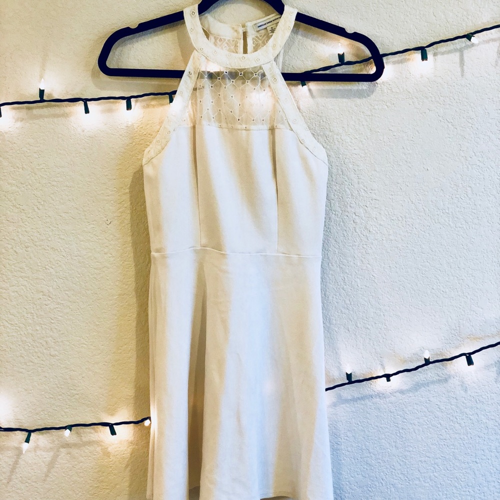 High Neck Skater Dress